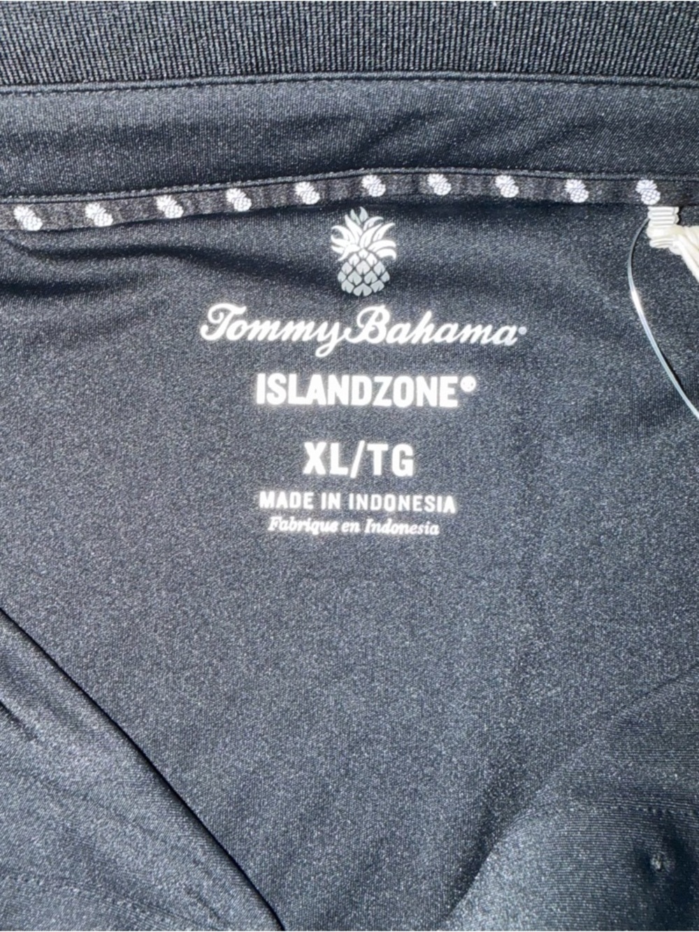 NWT TOMMY BAHAMA Abby Flounce Island Zone Black Dress Size XL - Picture 3 of 7
